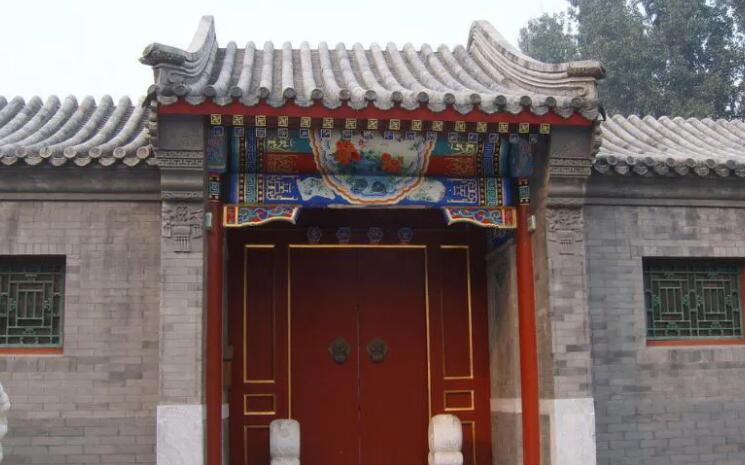 四合院大門(mén)圖片